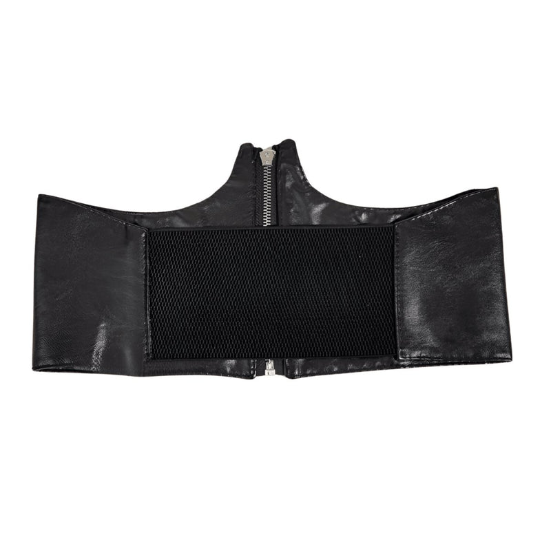 Ceinture corset à fermeture éclair avec chaînes papillons, modèle Hayes