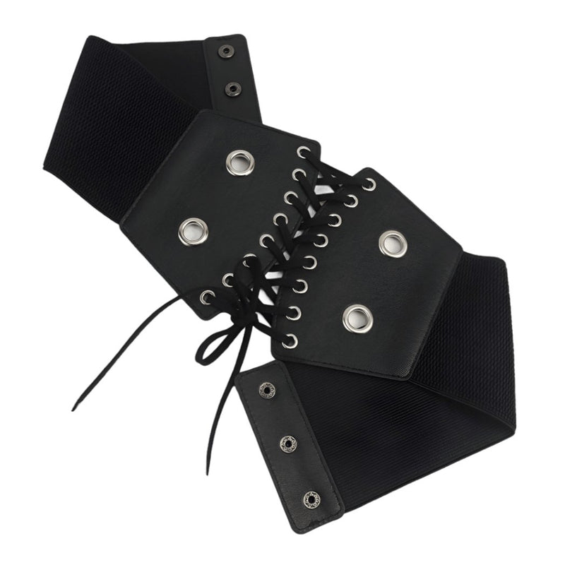Ceinture corset à lacets avec œillets, modèle Millie