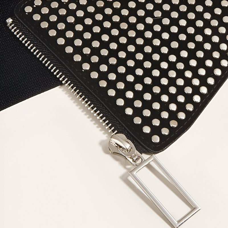 Ceinture corset à zip, modèle Nolwenn