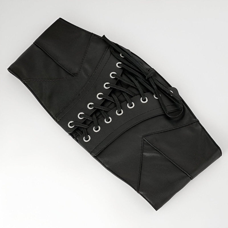 Ceinture corset large à lacets, modèle Sadie