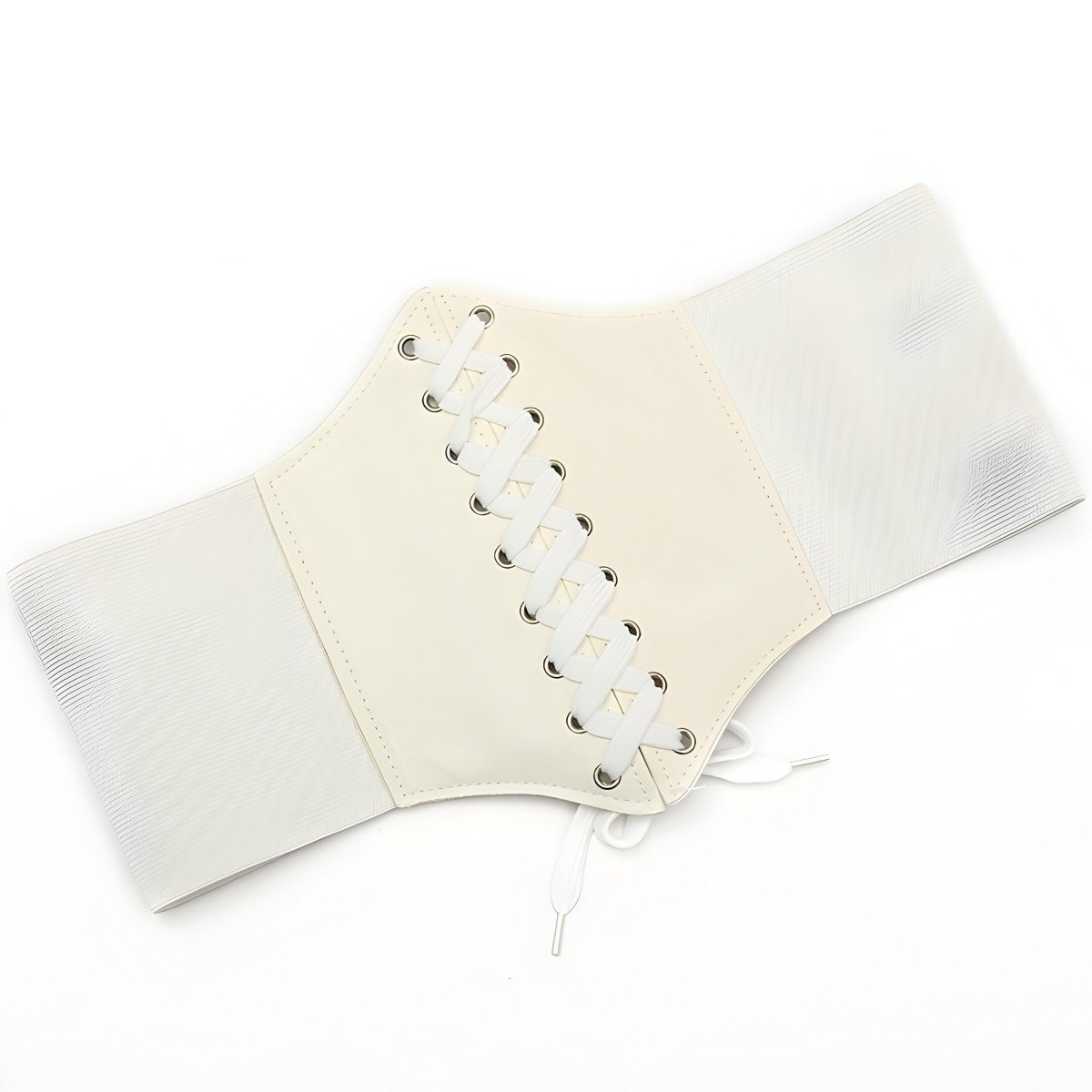 Ceinture corset unie à lacet, modèle Kayla - La Boutique de la Ceinture