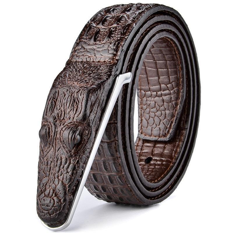 Ceinture crocodile pour homme, modèle Enokur - La Boutique de la Ceinture