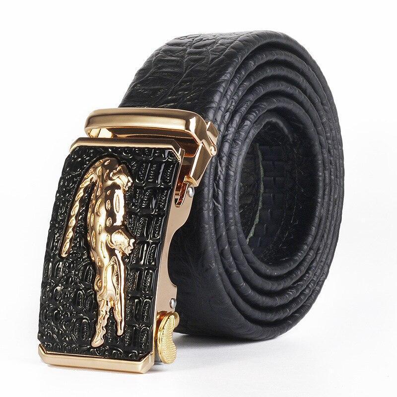 Ceinture de costume crocodile pour homme, modèle Giorgi