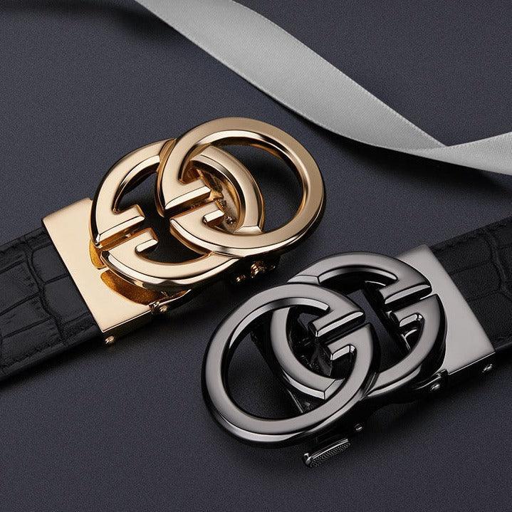 Ceinture de costume en cuir pour homme, modèle Arnili