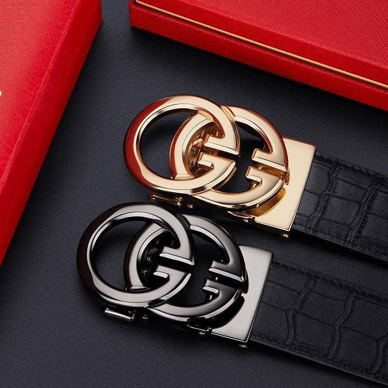 Ceinture de costume en cuir pour homme, modèle Arnili