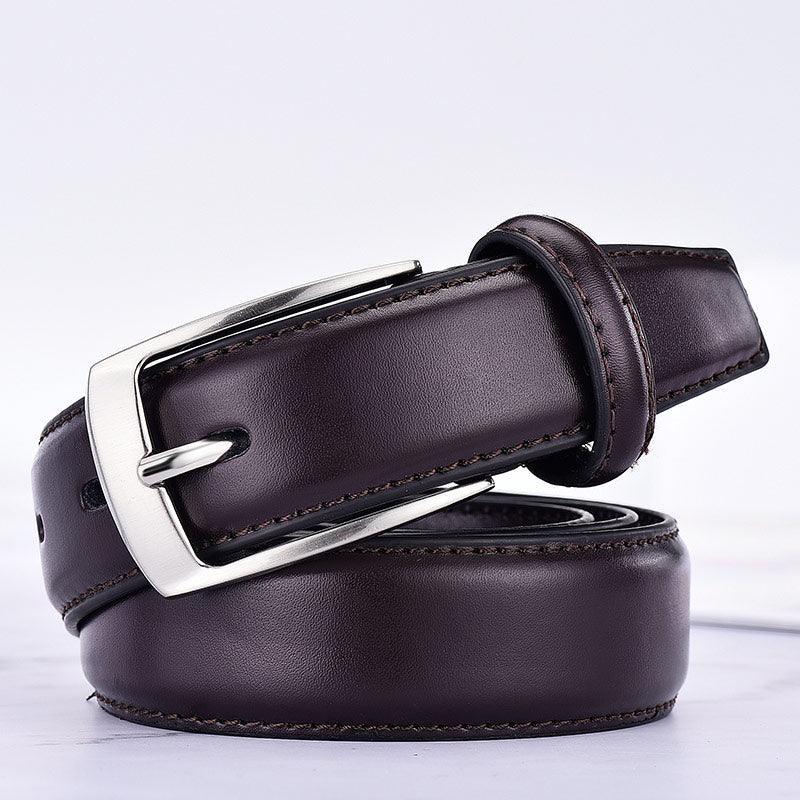 Ceinture de costume en cuir pour homme, modèle Arnthur - La Boutique de la Ceinture
