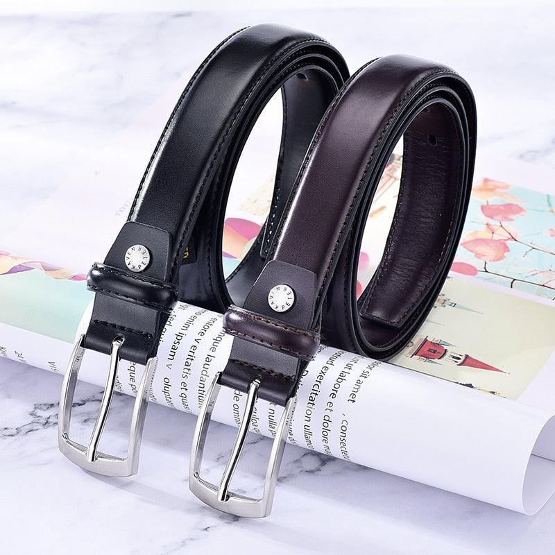 Ceinture de costume en cuir pour homme, modèle Arnthur