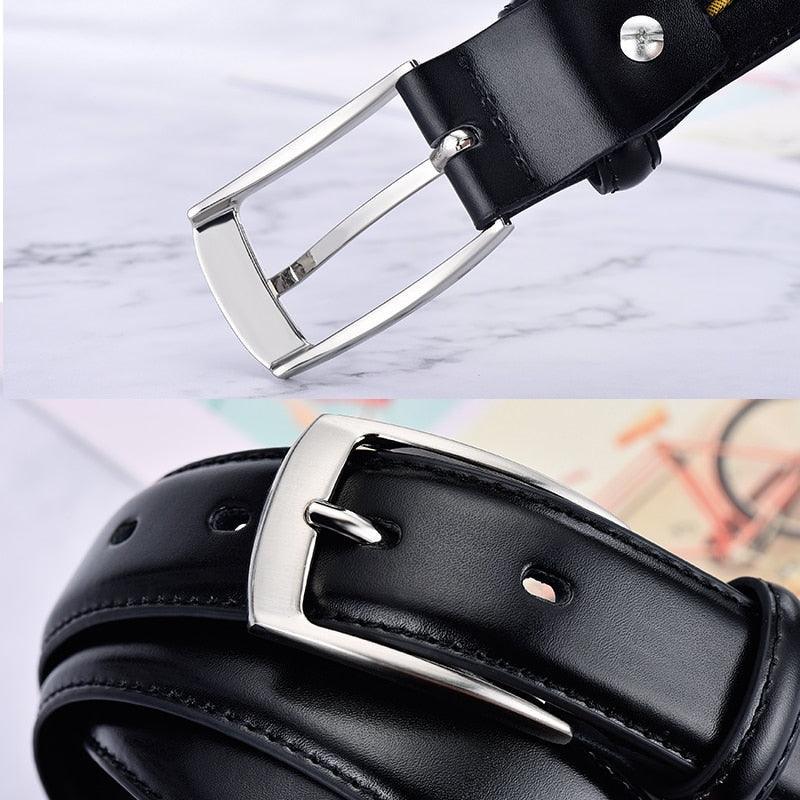 Ceinture de costume en cuir pour homme, modèle Arnthur