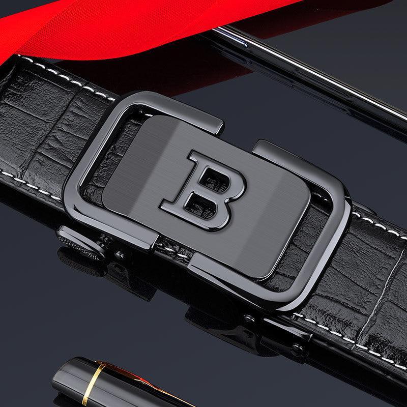 Ceinture de costume en cuir pour homme, modèle Balz - La Boutique de la Ceinture