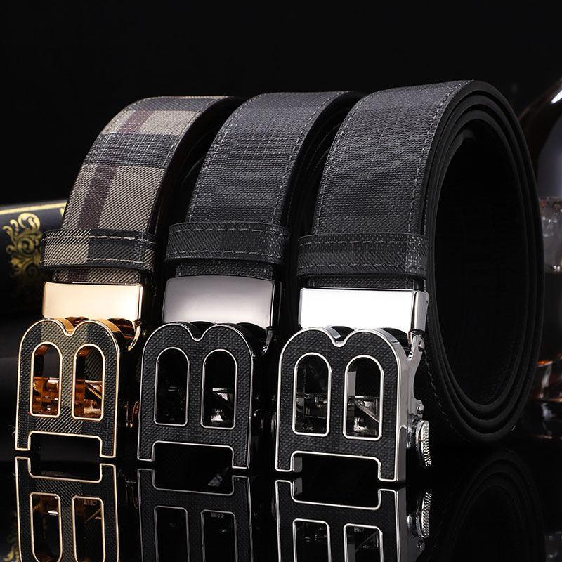 Ceinture de costume en cuir pour homme, modèle Brando