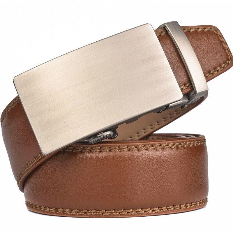 Ceinture de costume en cuir pour homme, modèle Dario