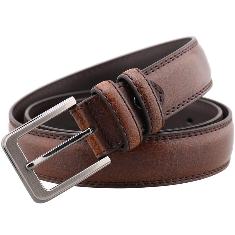 Ceinture de costume en cuir pour homme, modèle Karlo