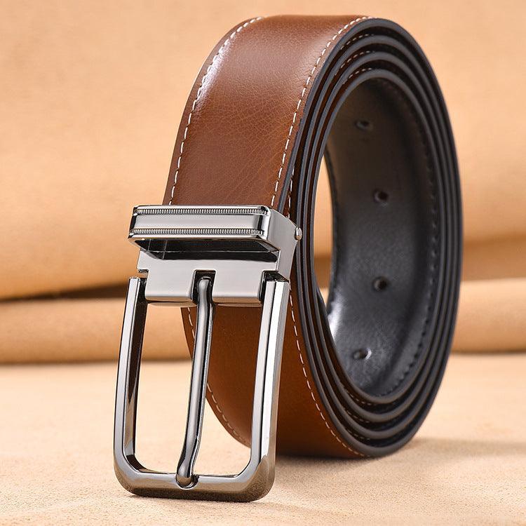 Ceinture de costume en cuir pour homme, modèle Oliver
