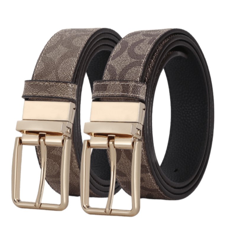 Ceinture de costume en cuir pour homme, modèle Steffen