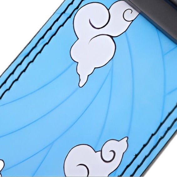 Ceinture de force en cuir, aux motifs nuages blancs, modèle Victor