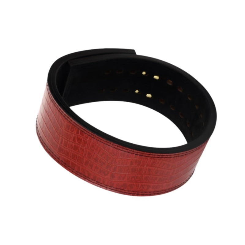 Ceinture de force en cuir, grande boucle dorée, modèle Ignace