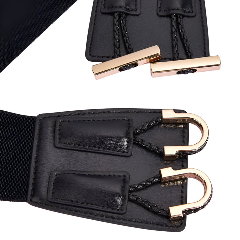 Ceinture élastique avec boucle double attache, modèle Éléonore