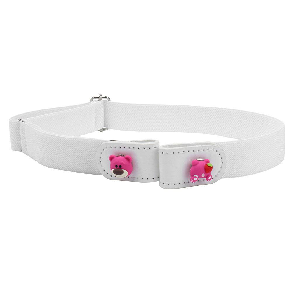 Ceinture élastique Sans Boucle Enfant à Cartoon, fille et garçon, modèle Mélusine