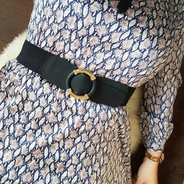 Ceinture élastique taille haute, pour femme, modèle Anita