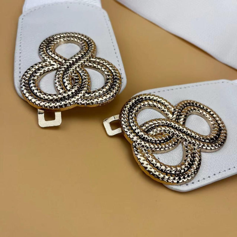 Ceinture élastique taille haute, pour femme, modèle Dorthea