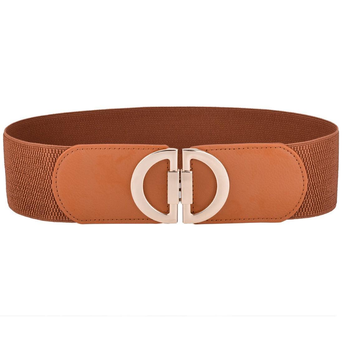 Ceinture élastique taille haute, pour femme, modèle Éliane - La Boutique de la Ceinture
