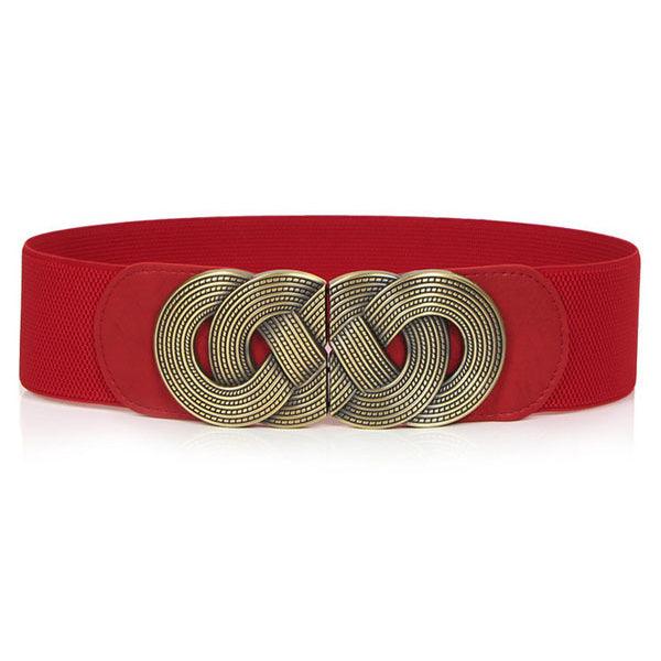 Ceinture élastique taille haute, pour femme, modèle Elise - La Boutique de la Ceinture