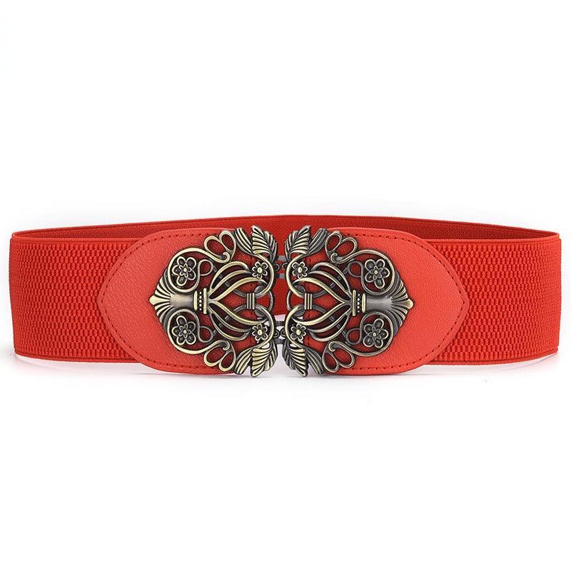 Ceinture élastique taille haute, pour femme, modèle Juliane - La Boutique de la Ceinture