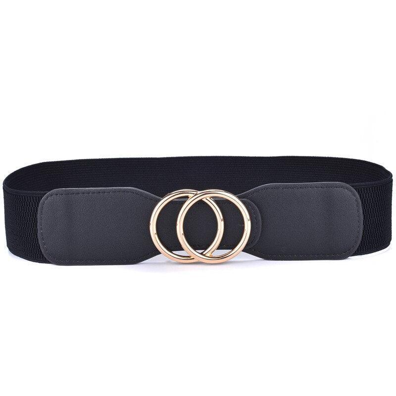 Ceinture élastique taille haute, pour femme, modèle Kamilla - La Boutique de la Ceinture
