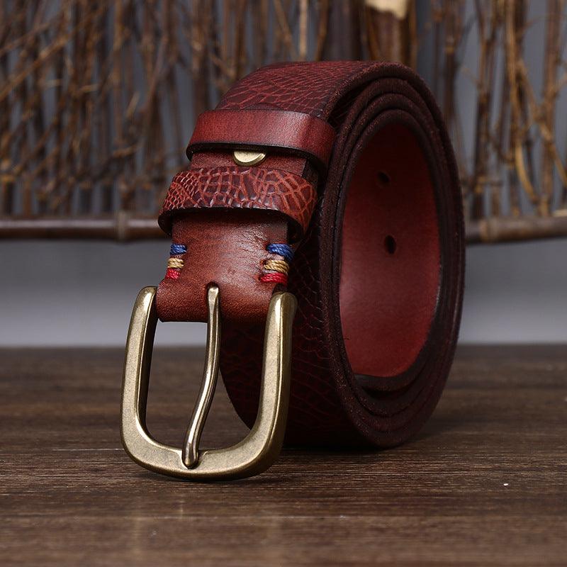 Ceinture en cuir, modèle Peci