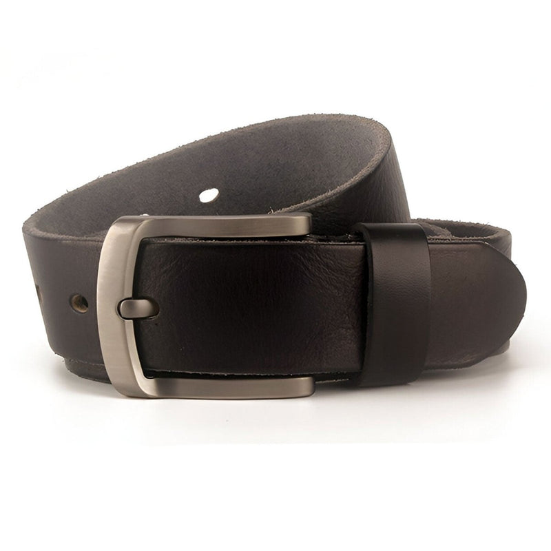 Ceinture en cuir pleine fleure, souple et confortable, pour homme, modèle Orazio