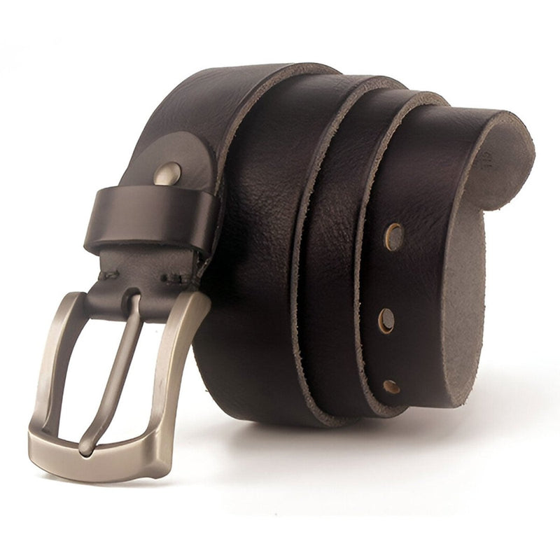 Ceinture en cuir pleine fleure, souple et confortable, pour homme, modèle Orazio