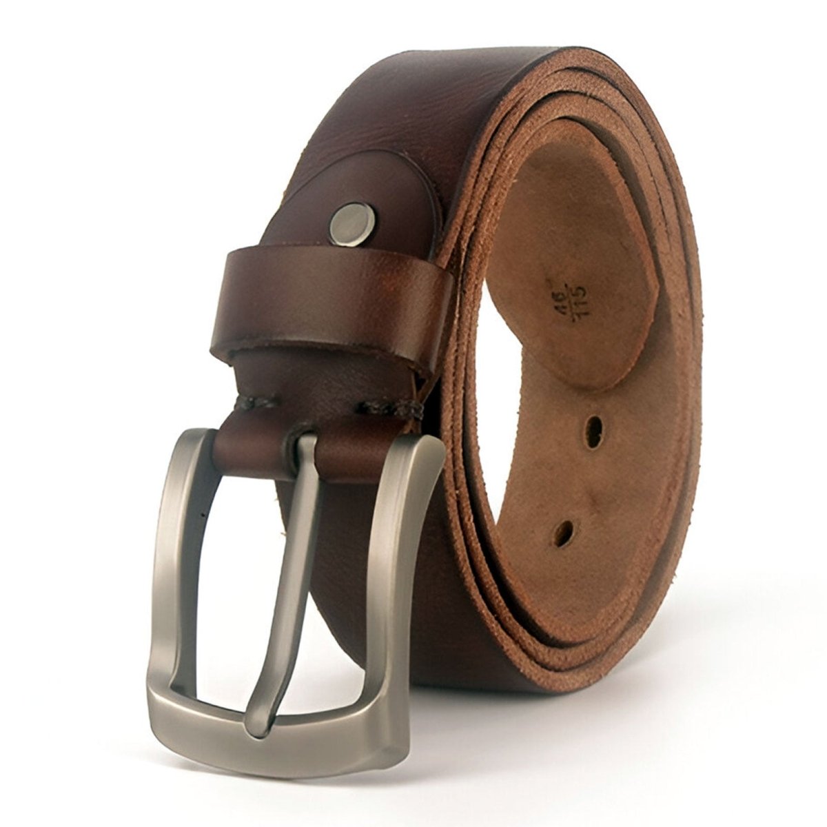 Ceinture en cuir pleine fleure, souple et confortable, pour homme, modèle Orazio - La Boutique de la Ceinture