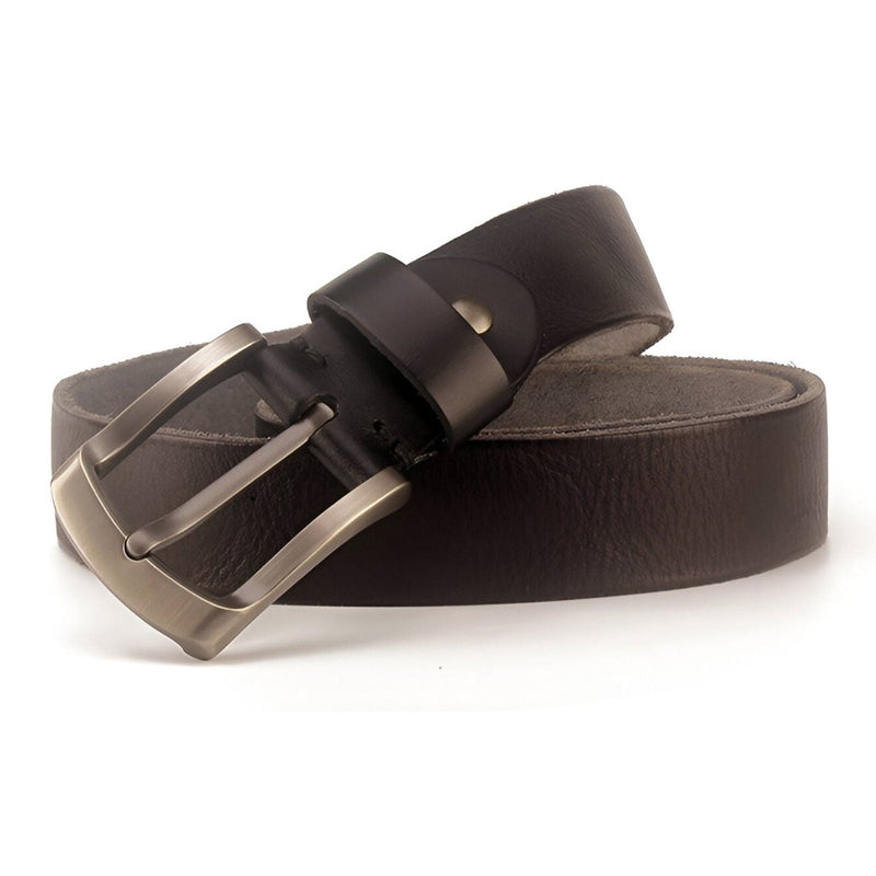 Ceinture en cuir pleine fleure, souple et confortable, pour homme, modèle Orazio