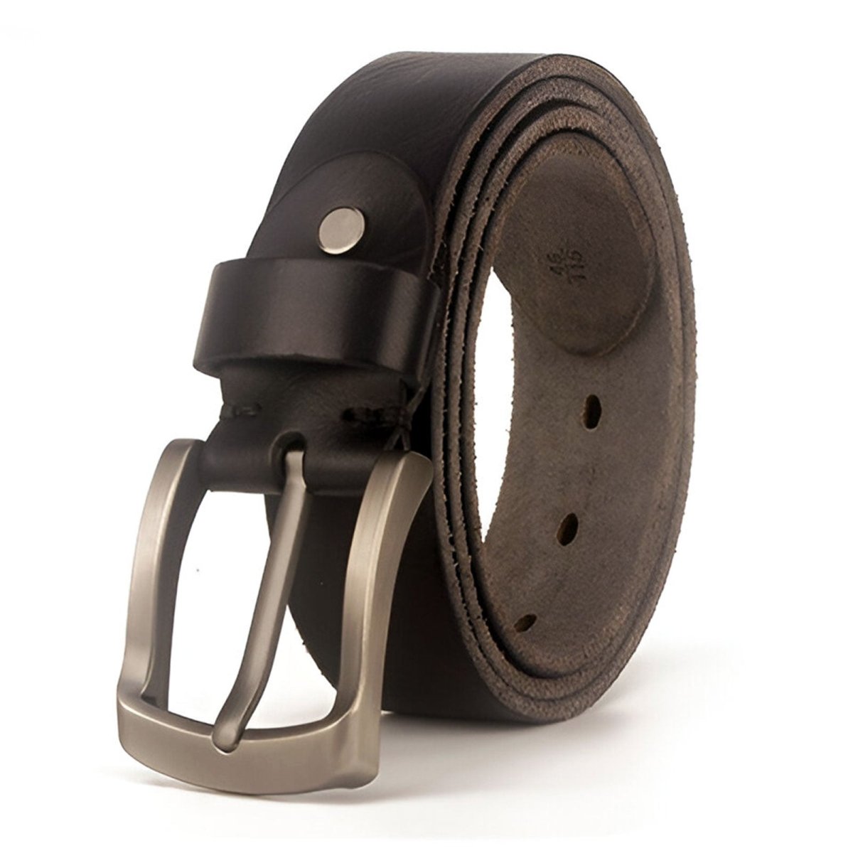 Ceinture en cuir pleine fleure, souple et confortable, pour homme, modèle Orazio