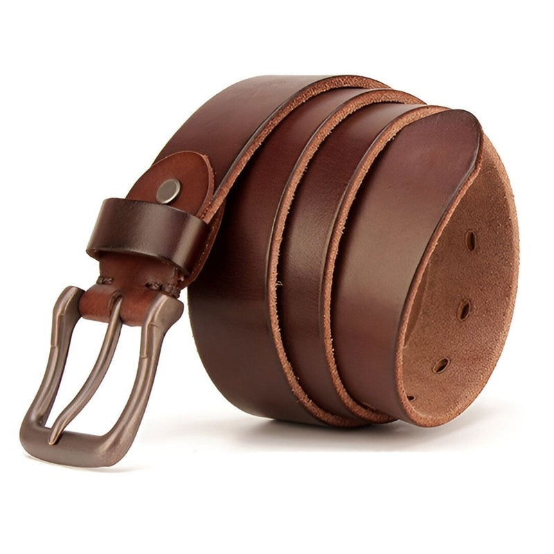 Ceinture en cuir pleine fleure, souple et confortable, pour homme, modèle Tesauro