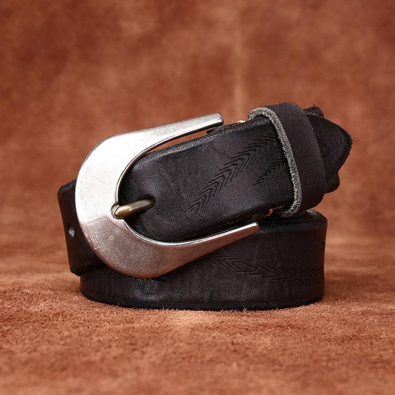 Ceinture en cuir pour femme, modèle Ananya - La Boutique de la Ceinture