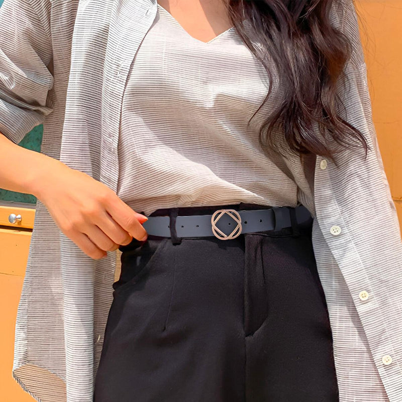 Ceinture en cuir pour femme, modèle Mariami