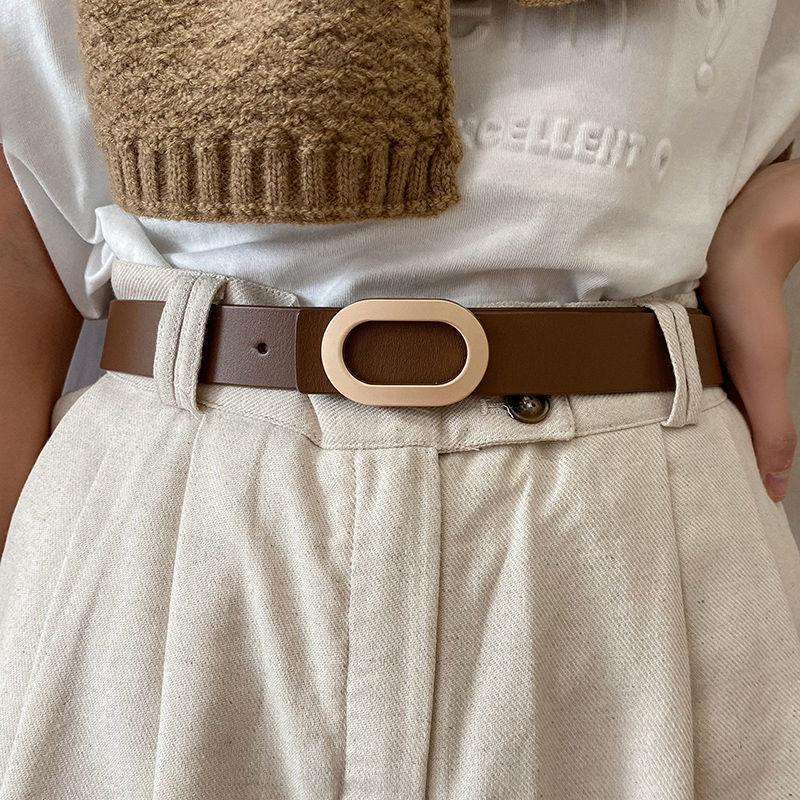 Ceinture en cuir pour femme, modèle Maya