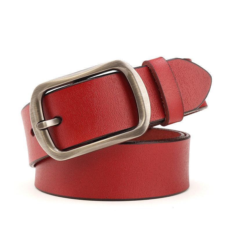 Ceinture en cuir pour femme, modèle Meri - La Boutique de la Ceinture