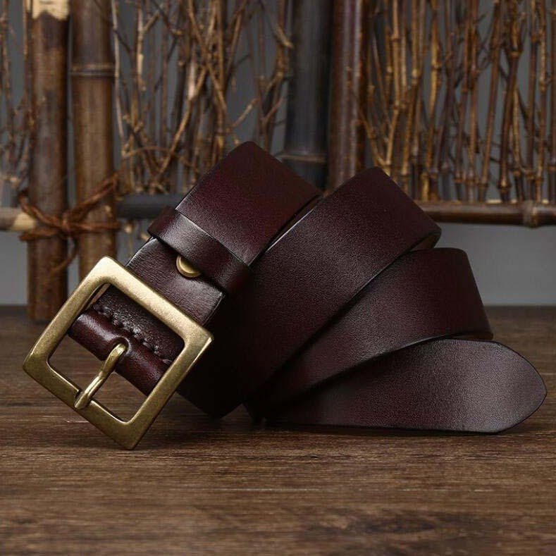 Ceinture en cuir pour femme, modèle Stenia