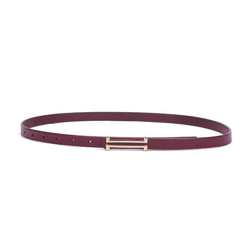 Ceinture en cuir pour femme, modèle Zaka - La Boutique de la Ceinture