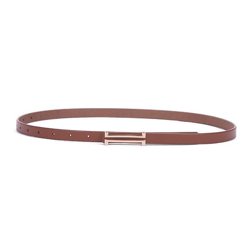 Ceinture en cuir pour femme, modèle Zaka - La Boutique de la Ceinture