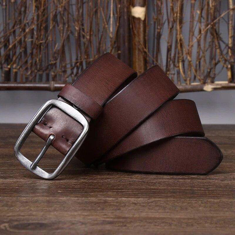 Ceinture en cuir pour homme, modèle Thanica