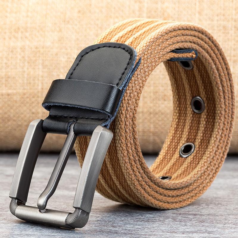 Ceinture en toile pour homme, modèle Achoris - La Boutique de la Ceinture