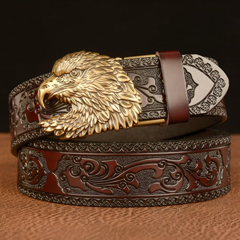 Ceinture Esprit Animal à boucle en forme d'Aigle, modèle Harry