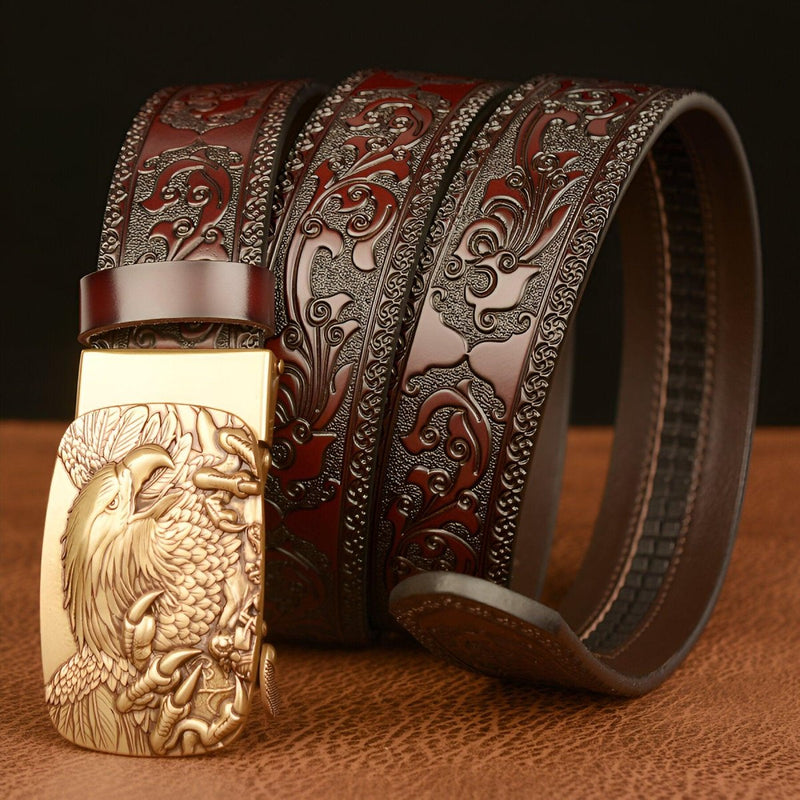 Ceinture Esprit Animal à motif Aigle, modèle Ghalen