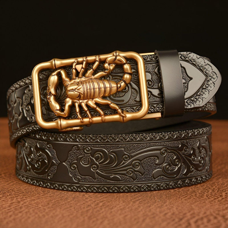 Ceinture Esprit Animal à motif scorpion, modèle Walker