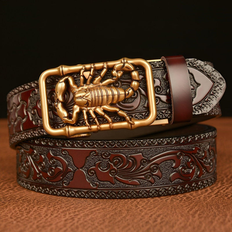 Ceinture Esprit Animal à motif scorpion, modèle Walker