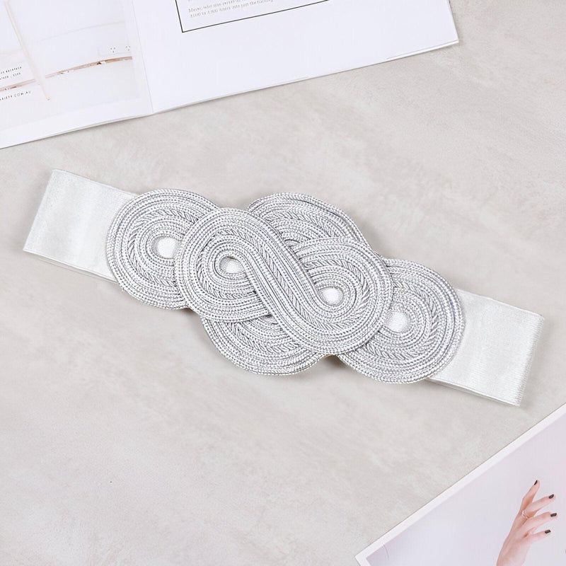 Ceinture Extra Large XXL à forme géométrique, modèle Eugénie