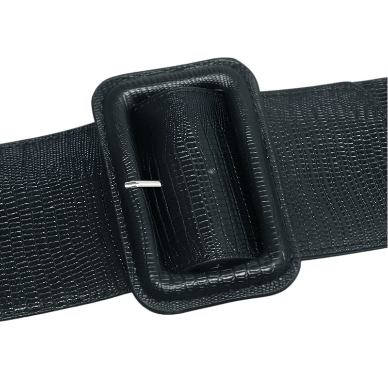 Ceinture Extra Large XXL à taille élastique avec large boucle, modèle Abby